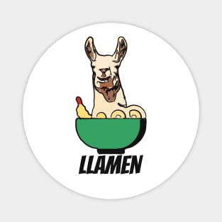 Llamen Llama Ramen Magnet